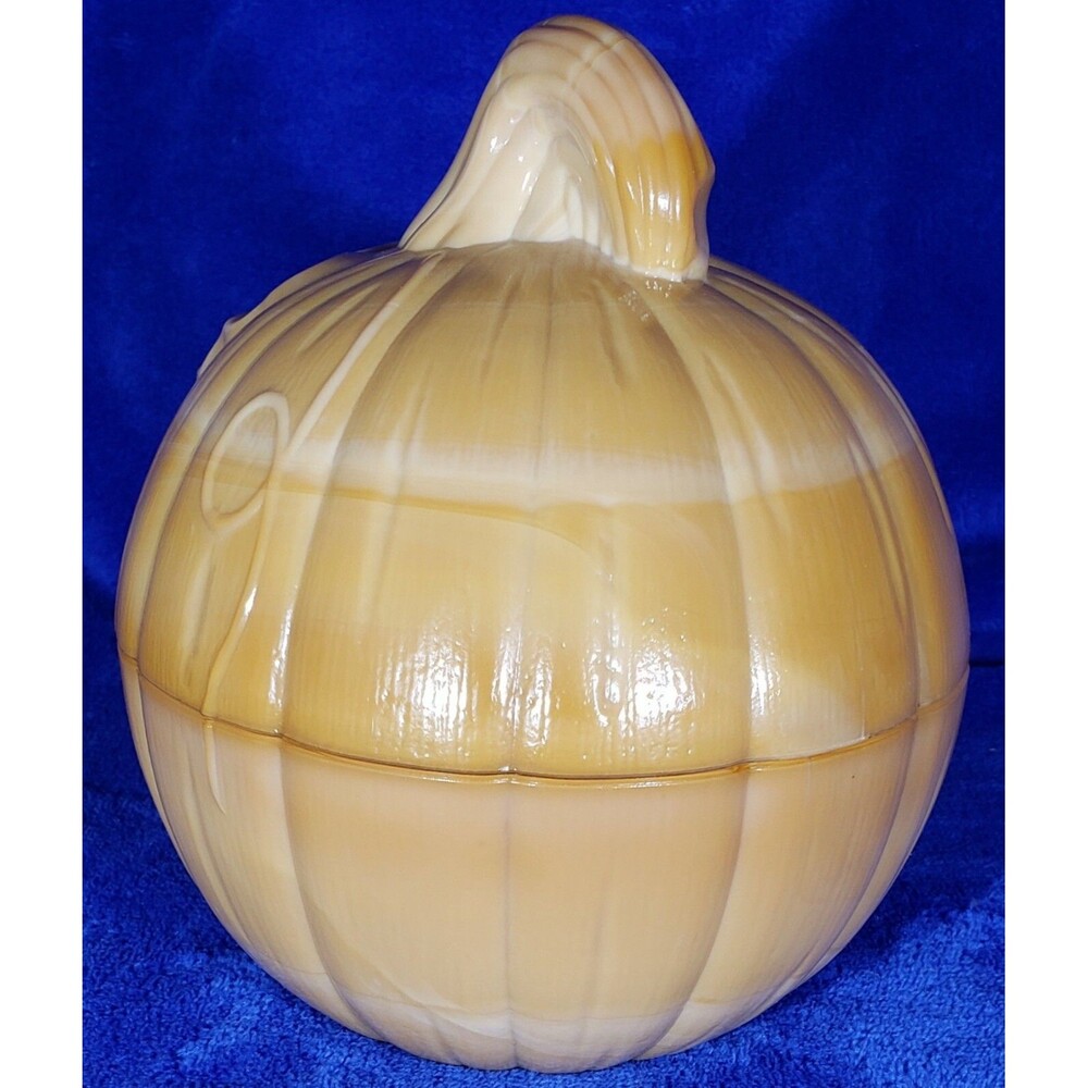 Vintage/Retired Longaberger - Milk Glass Pumpkin Dish *NEW-In-Box* - Picture 4 of 12